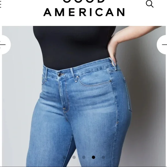 Good American Straight Leg Jeans Size 20 - Picture 4 of 8